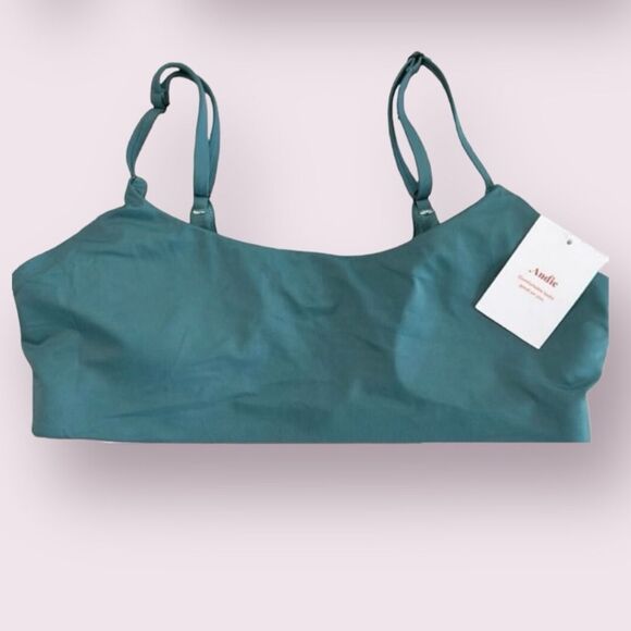 Andie Swim The Maui Top in Bay NWT Size Large Bikini Top - Picture 2 of 3